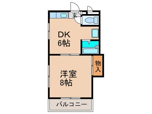 シャトレ新町の物件間取画像